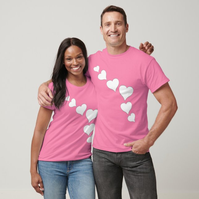 T-shirt Chemise Saint-Valentin homme Custom Love (Unisexe)