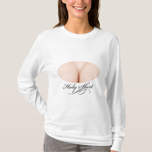 T-shirt Chemise sainte (chemise drôle de décolleté)