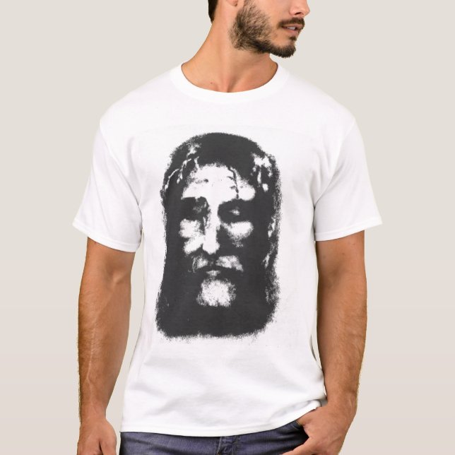 T-shirt Chemise sainte de visage (Devant)
