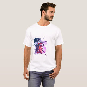 T-shirt Chemise Samouraï à encre artistique - Double face