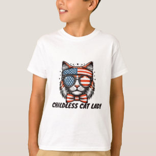 T-shirt Chemise sans chatte sans enfant Femme sans chatte