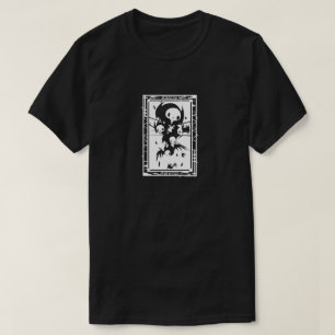 T-shirt Chemise sans fin graphique déplaisante punk de la
