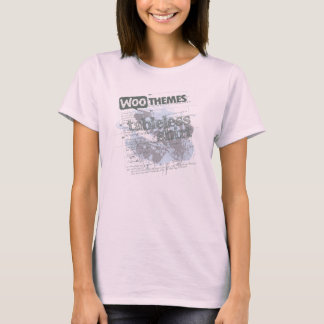 T-shirt Chemise sans table (dames) - Blanc