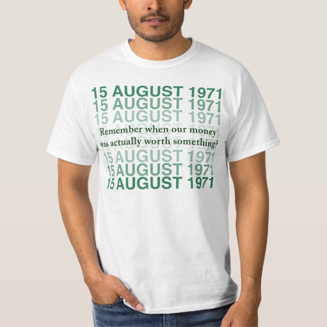 T-shirt Chemise sans valeur d'argent (avant seulement) (Devant)
