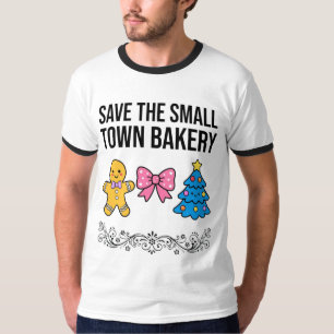 T-shirt Chemise "Sauver la boulangerie de la petite ville"