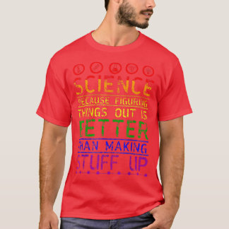 T-shirt Chemise Science, Chemise Science, La Science Est R