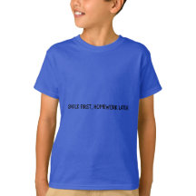 Chemise scolaire drôle pour enfants Snack d'abord