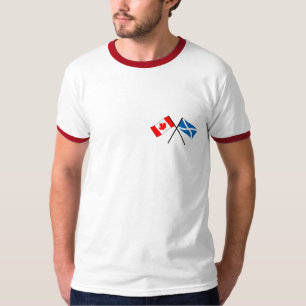 T-shirt Chemise Scots Canadian Flag