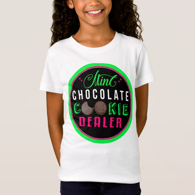 T-Shirt Chemise scout pour les filles du distributeur de b (Devant)