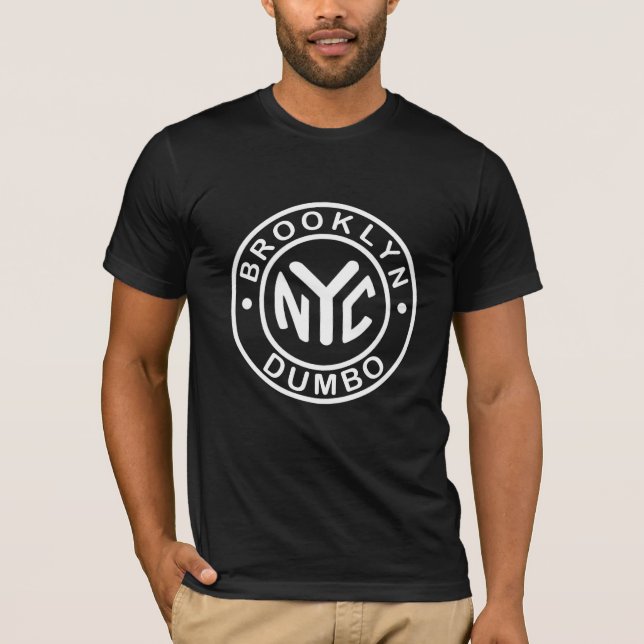 T-shirt Chemise "secteur de Brooklyn d'abruti " (Devant)