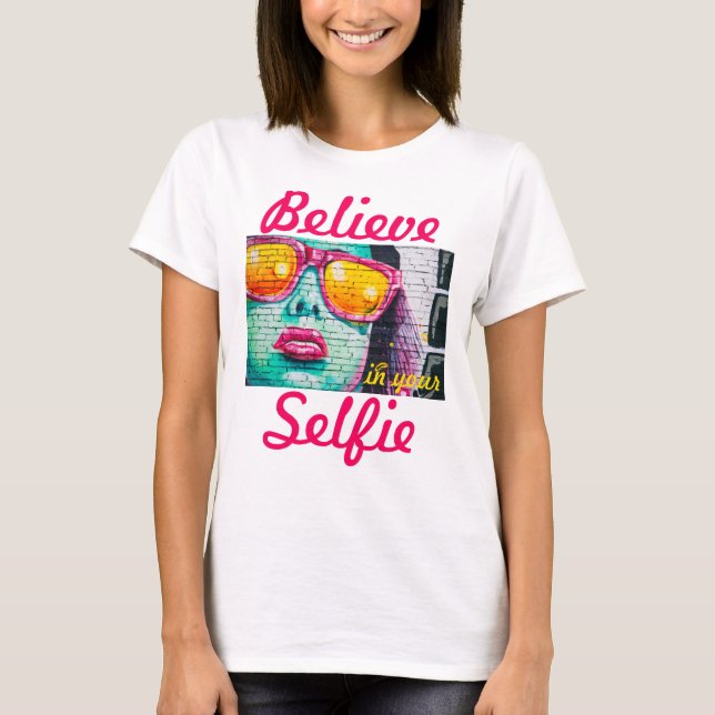 T-shirt Chemise Selfie Graffitti (Devant)