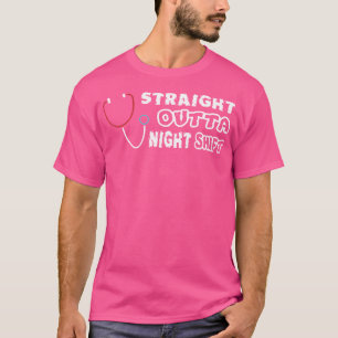 T-shirt Chemise Shift Nocturne Droite - Funny Nurse Doc