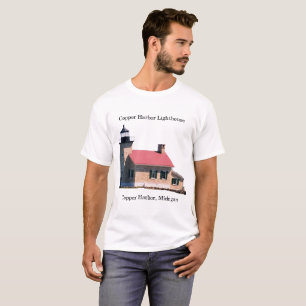 T-shirt Chemise Shirt, phare du port de cuivre