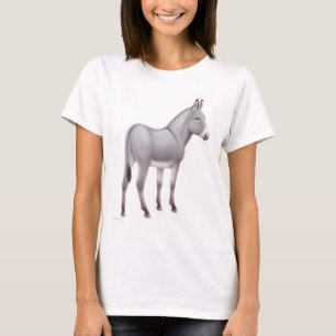 T-shirt Chemise sicilienne de dames Flowy d'âne