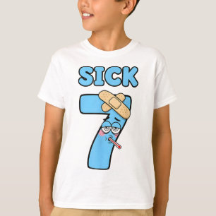 T-shirt Chemise Sick Seven Meme 67 Six Seven Jeu de mots d