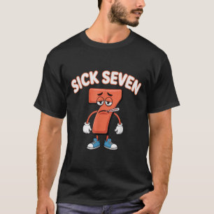 T-shirt Chemise Sick Seven Meme Tee Six Seven Blague _2