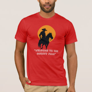T-shirt Chemise silhouette de cow-boy – Ride Into the Suns