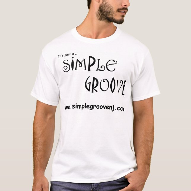 T-shirt Chemise simple de lumière de cannelure (Devant)