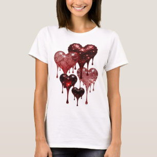 T-shirt Chemise Snappy Silver HEARTS OF GLASS