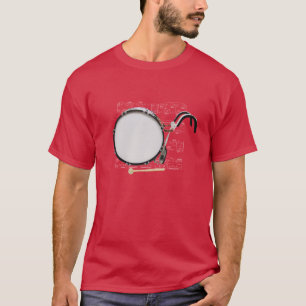 T-shirt Chemise (sombre) Tambour de basse marching (Choisi