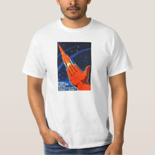 T-shirt Chemise soviétique d'affiche de propagande de