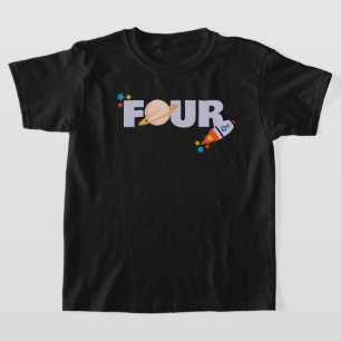 T-shirt Chemise spatiale quatrième anniversaire
