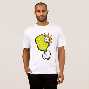 T-shirt Chemise Sport Pickleball Drôle Homme "SERVE & DINK