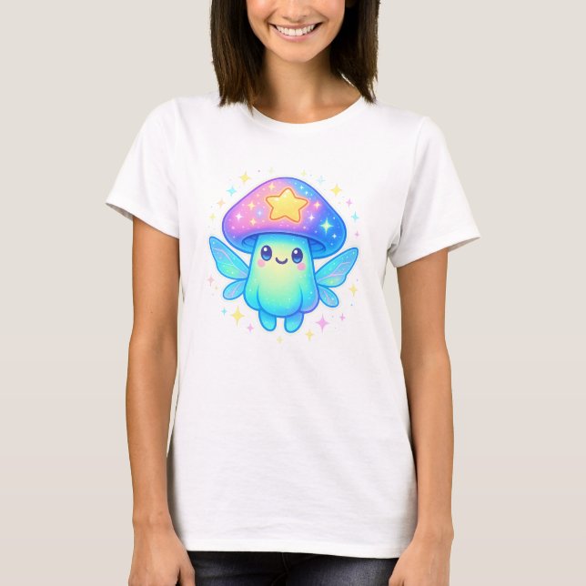 T-shirt Chemise Starshroom Kawaii (Devant)