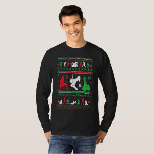 T-SHIRT CHEMISE SUCRÉE DE NOËL LOURDE EN MÉTAL