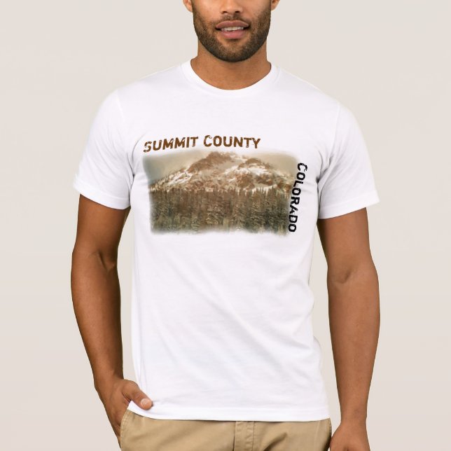 T-shirt Chemise Summit County Colorado (Devant)