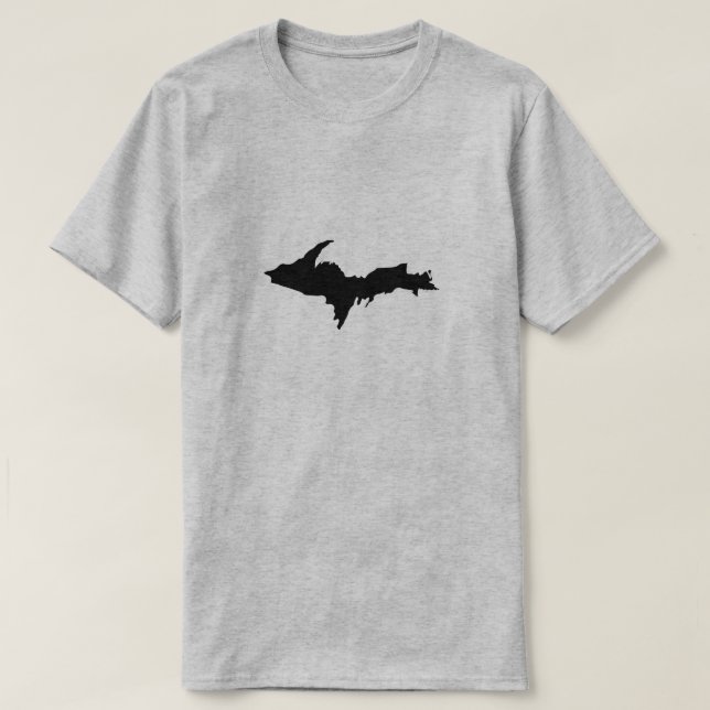 T-shirt Chemise supérieure noire de logo de la péninsule (Design devant)