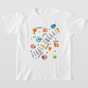 T-shirt Chemise sur l'autisme, Nous pensons tous différemm