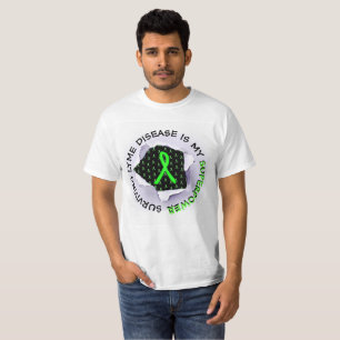 T-shirt Chemise Surviving Lyme Disease Superpower