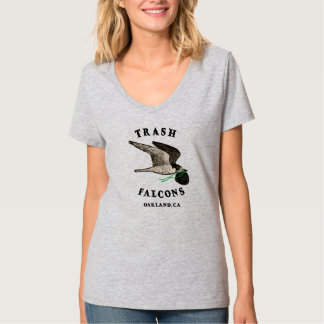T-shirt Chemise T à col V officielle - Gris clair