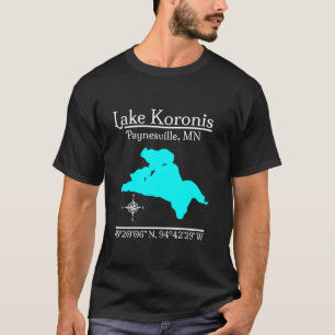 T-shirt Chemise T à manches longues du lac Koronis Minneso
