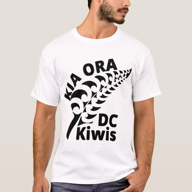 T-shirt Chemise T blanche pour hommes - logo complet (Devant)