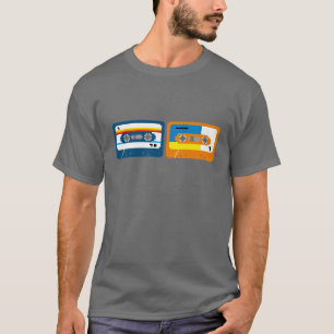 T-shirt Chemise T Cassette T Mix Tapes