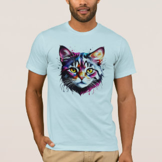T-shirt Chemise T Cat