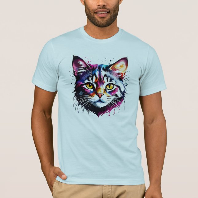 T-shirt Chemise T Cat (Devant)