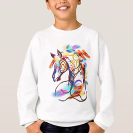 T-shirt Chemise T Cheval Lumineux