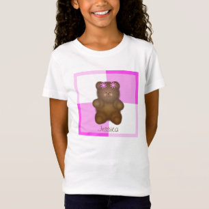 T-Shirt Chemise T de l'ours en peluche personnalisée