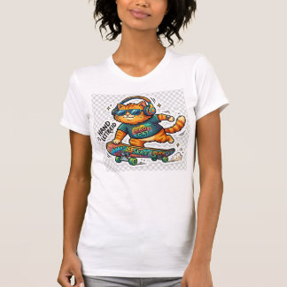 T-shirt chemise t design chat