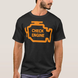 T-shirt Chemise T du voyant du moteur