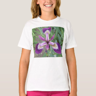 T-shirt Chemise T Filles Iris Violet