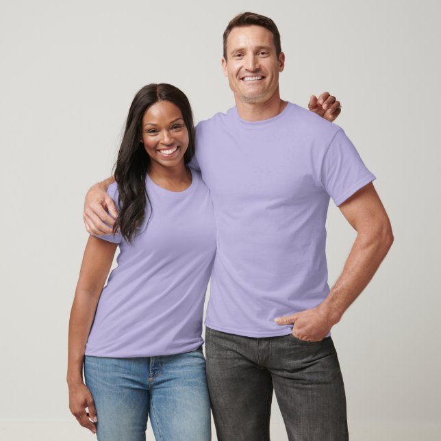 T-shirt Chemise T foncée basique Lavender Mens (Unisexe)