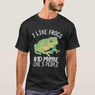 T-shirt Chemise T Lover T de grenouille en relief