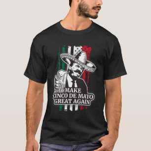 T-shirt Chemise T Make Cinco De Mayo Great Again Trump Cos