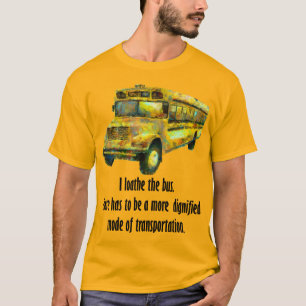 T-shirt Chemise T Orange Bus