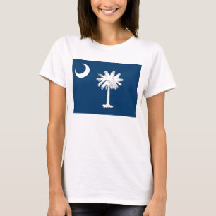 T-shirt Chemise T pour femmes avec le drapeau de l'État de