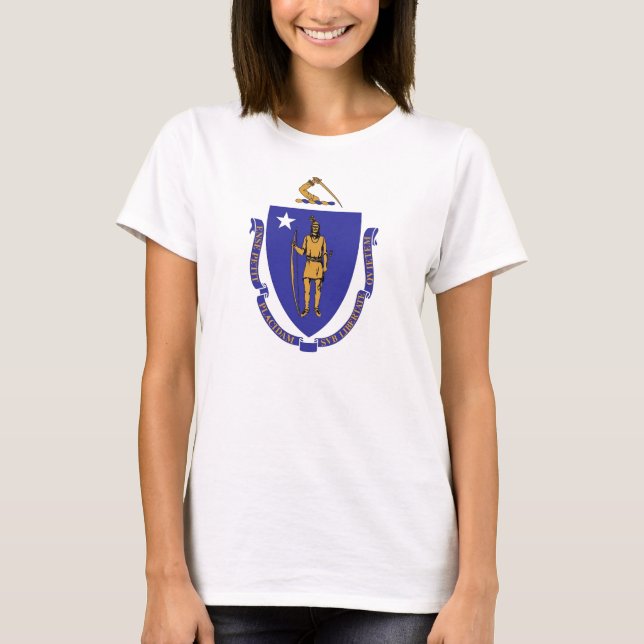 T-shirt Chemise T pour femmes avec le drapeau de l'Etat du (Devant)